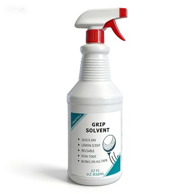 Crestgolf Lemon Scent Golf Grip Solvent for Regripping Golf Clubs and Grip Repai