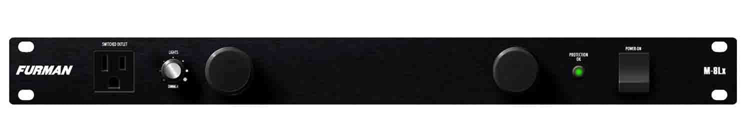 Furman M-8Lx Standard Level Power Conditioning, 15 Amp, 9 Outlets with Wall Wart