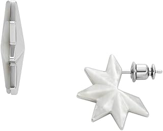 Skagen Women's Silver tone Stainless Steel or Semi- Precious with post closure Earrings