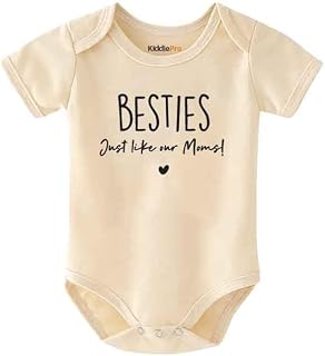 Besties Like Our Moms Baby Bodysuit Newborn Infant Romper for Baby Shower or Pregnancy Announcement