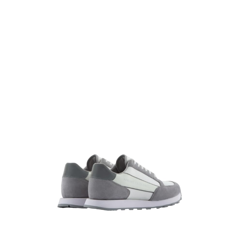 Armani Exchange Men Suede Bicolor Sneakers Sneakers