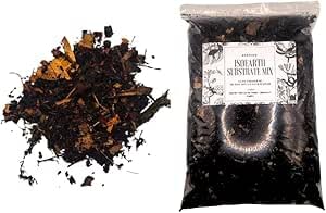 Premium IsoEarth Substrate Mix, 5L Complete Bioactive Terrarium Soil with Leaf L