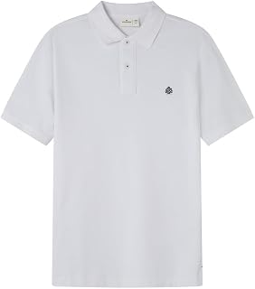 SPRINGFIELD Basic SS Regular Polo with Tree Embroidery. 100% bci Cotton Polo Men