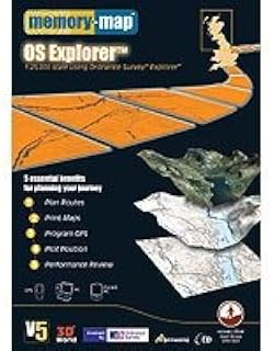 Memory-Map Selections - OS 1:25,000 & Aerial Photography- Up to 2,500 sqkm