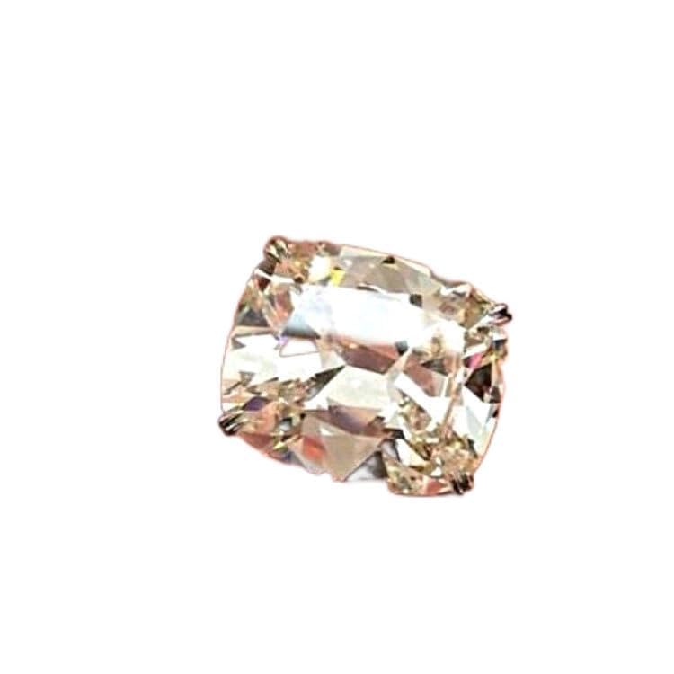 Fashion Big Cubic Zirconia Ring for Women, Handmade Polishing Large Exaggerated 