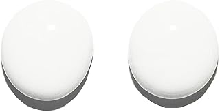 Bright White Glass Gem Clip On Earrings (S100clip)