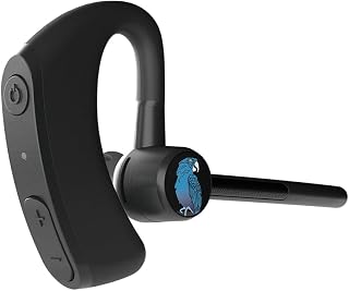 BlueParrott M500-XT Open-Ear Bluetooth Headset | AI noise canceling headset for rideshare/delivery drivers; eco-friendly brown box packaging; open-ear design, 11 hr talk time