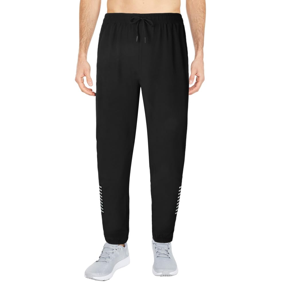 AUYAO Tracksuit Bottoms Men Lightweigt Jogging Trousers, Long Men's Sweatpants S