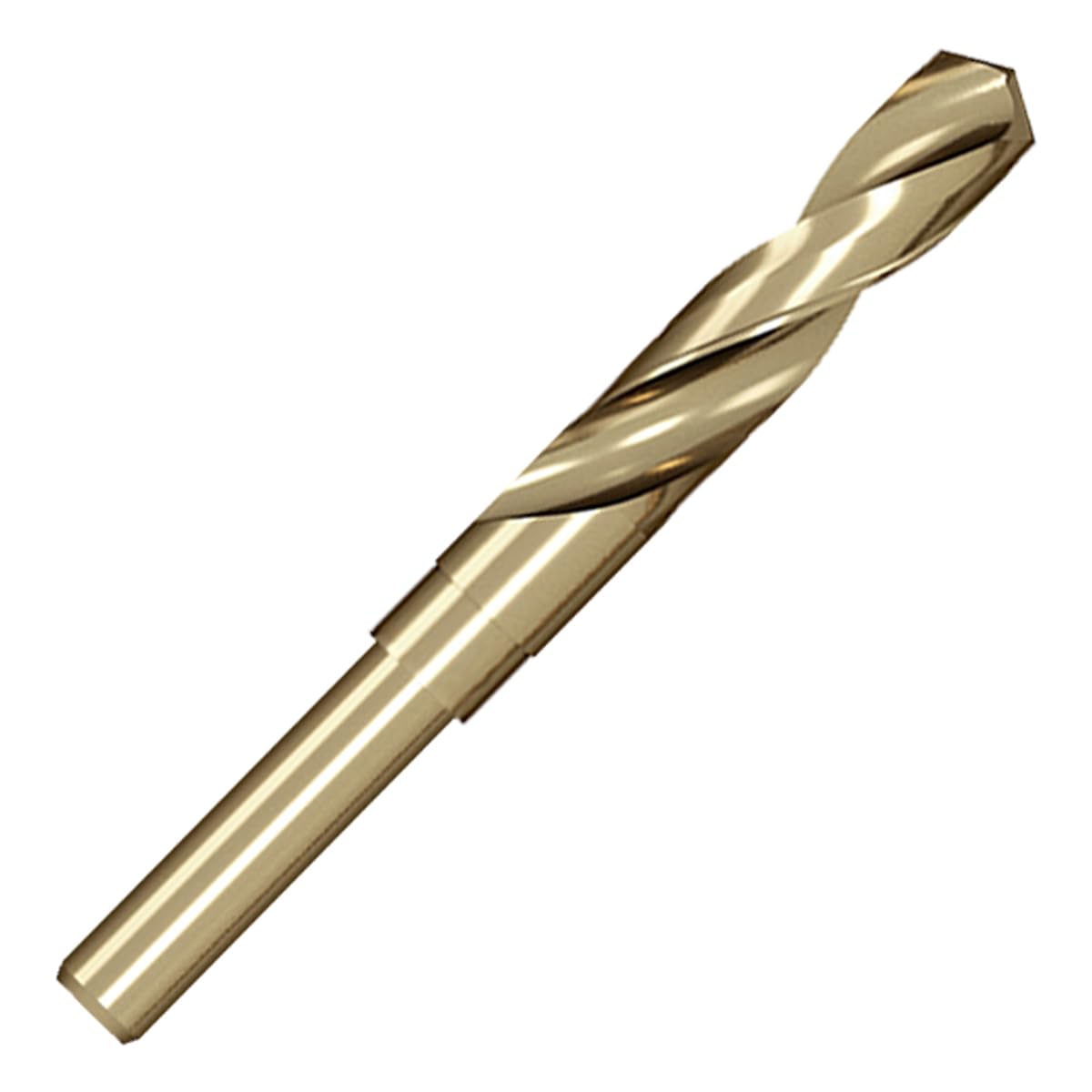 Meccion HSS Cobalt Drill Bit 16mm Reduced Shank Twist Drill Bit for Metal, Stain