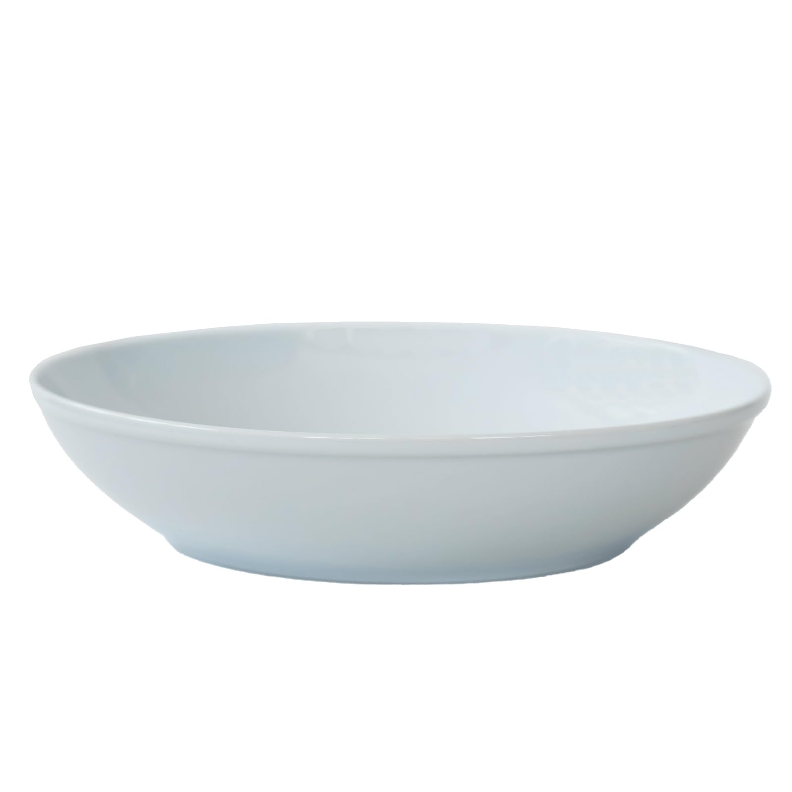 Nishiki Pottery 13234 Hasami Ware Common Bowl, Dish, White, Diameter: Approx. 8.