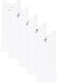 Hanes Boys' Toddler 5-Pack Tank