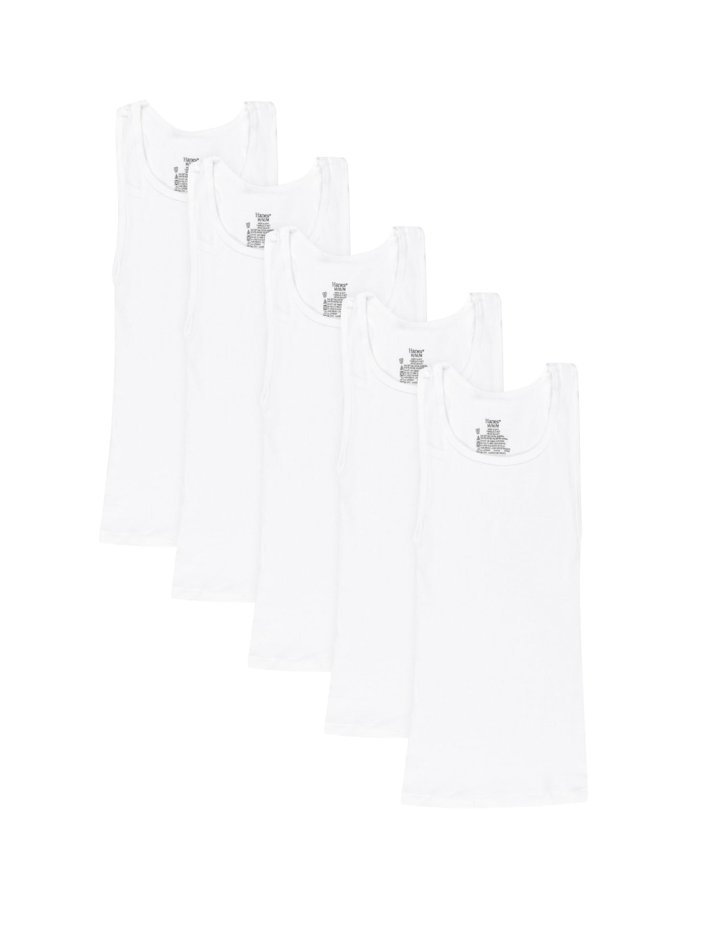 Hanes Boys' Toddler 5-Pack Tank