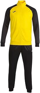 Joma Academy IV Men's Tracksuit, 8XS to 3XL – Jacket with High Neck, Zip Closure and Pockets – Trousers with Elastic Waist, Tie and Ribbed Bottom