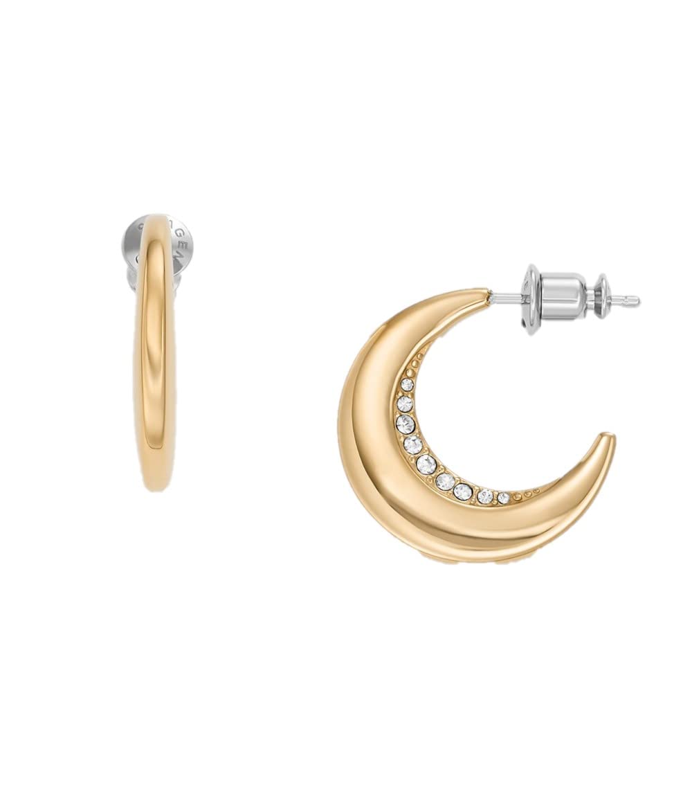 Skagen Semi-precious steel earrings in gold tone