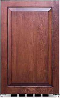 Summit Appliance FF195IF Shallow Depth Built-In All-Refrigerator; Panel-ready Door (Panel Not Included); Adjustable Thermostat; Automatic Defrost; 3.13 cu.ft Capacity; LED Lighting; 115 V AC