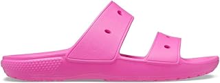 Crocs Classic Sandal, Unisex-Adult Sandals with Two Straps, Non-Slip, Pink Electric Pink, 36/37 EU
