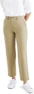 Dockers Women's Casual Weekend High Waisted Straight Chino Pants