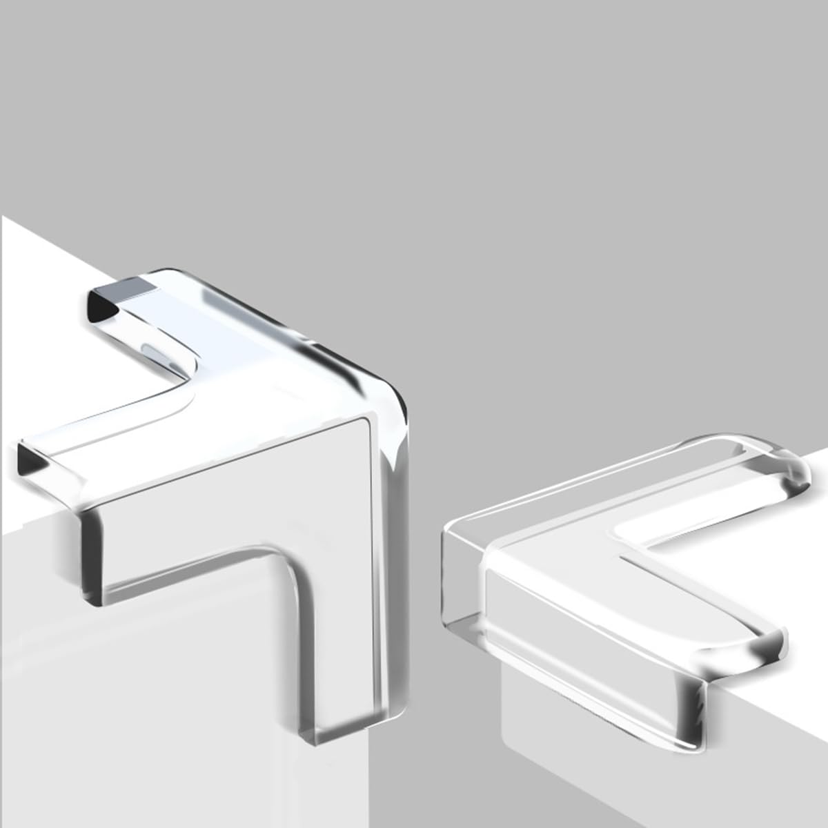 Table Corner Protectors for Furniture Against Sharp Corners(10 Pack) (L)
