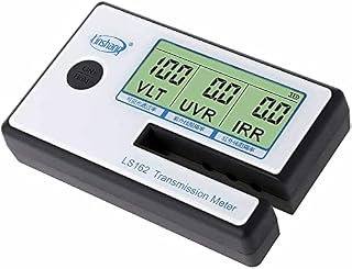 RockRose Portable Car Window Tint Meter Professional VLT/UVR/IRR Measurement for Auto Side Windows & Tint Films Instant Calibration & Data Lock for Pro Tint Installer Linshang Spectrum IR 950nm LS162