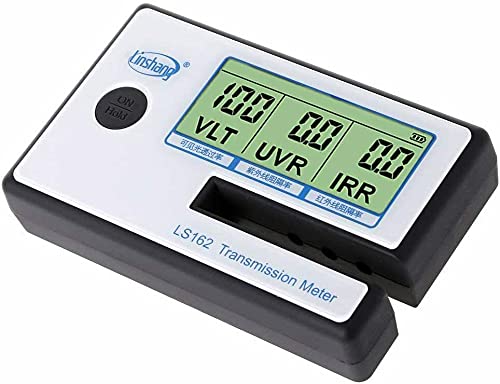 RockRose Portable Car Window Tint Meter Professional VLT/UVR/IRR Measurement for