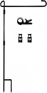 Garden Flag Pole Stand Holder,Akeydeco Garden Flags for Outside with Flag Stopper and Clip Waterproof Powder-Coated Paint for Flag Pole Holder for Outside House,Yard Flags for Outside