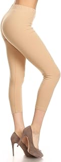 Leggings Depot Ladies High Quality Cotton Capri Pants - Ultimate Comfort for Summer