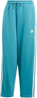 adidas Women's Essentials 3-Stripes Open HEM Fleece Pants
