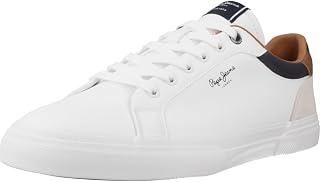 Pepe Jeans Kenton Court Leather Sneakers White