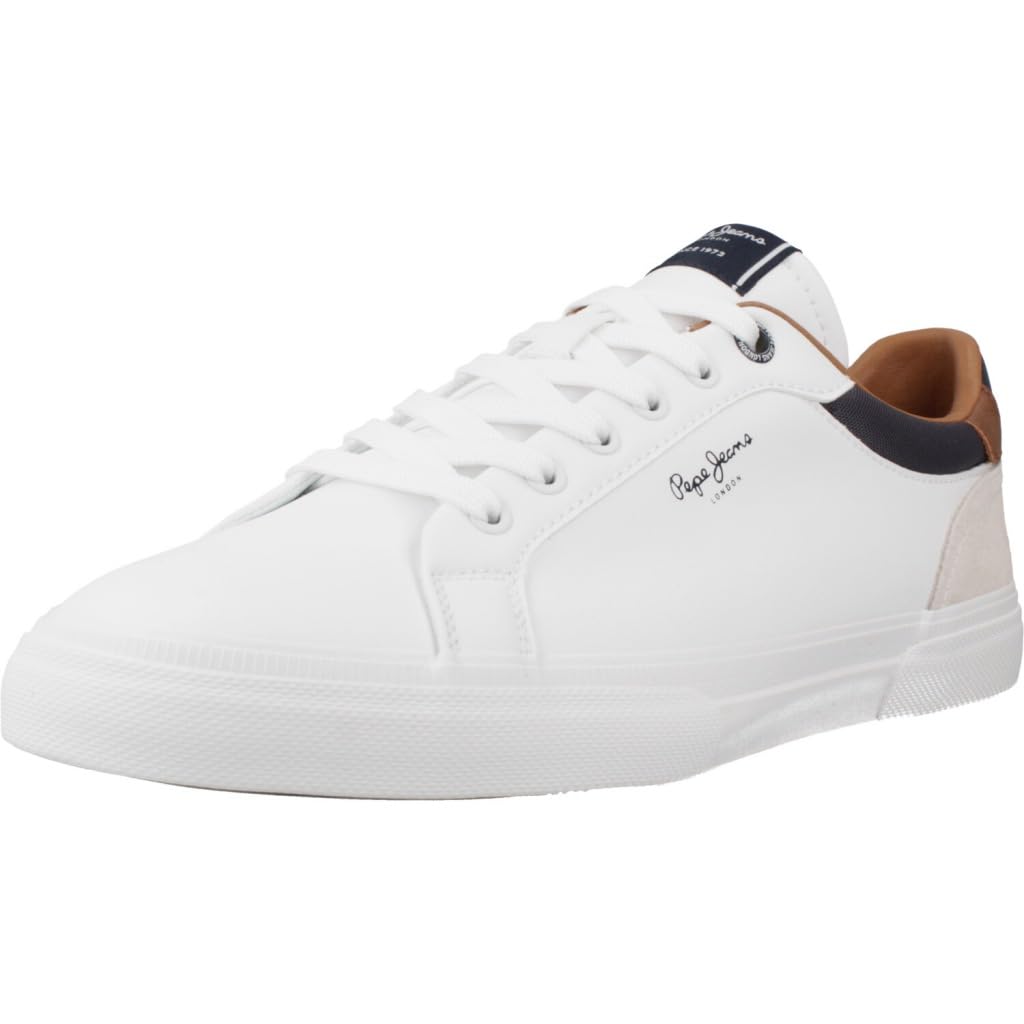 Pepe Jeans Kenton Court Leather Sneakers White