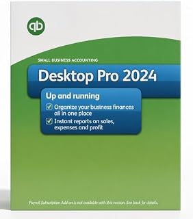 Quick-Book Desktop Pro 2024 Boxed Edition - 5 User - Full Lifetime Version