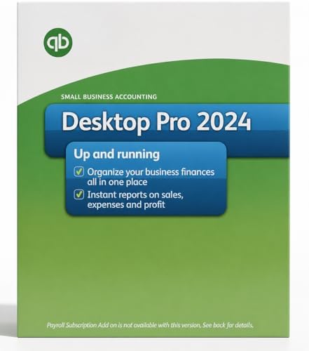 Quick-Book Desktop Pro 2024 Boxed Edition - 5 User - Full Lifetime Version