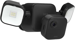 Blink Outdoor 4 Floodlight Camera — Wireless smart security camera, 700 lumens, two-year battery life, enhanced motion detection, Sync Module Core included — 1 camera system