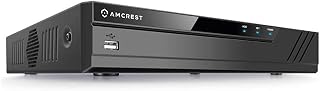 Amcrest 4K 8CH POE NVR (1080p/3MP/4MP/5MP/6MP/8MP/4K) Network Video Recorder - Supports up to 8 x 8MP/4K IP Cameras, 8-Channel Power Over Ethernet, Pre-Installed 2TB Hard Drive (NV4108E-2TB) (Renewed)