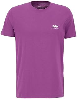 Alpha Industries Men's Basic T Small Logo Foil Print T-Shirt
