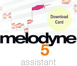Celemony Melodyne Assistant 5 (Download Card) Pitch/Time Shifting Software for Audio Professionals