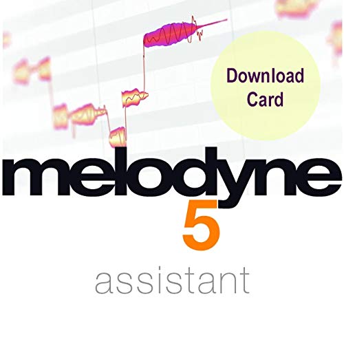 Celemony Melodyne Assistant 5 (Download Card) Pitch/Time Shifting Software for A