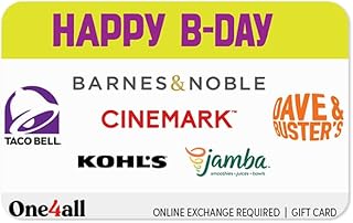 One4all eGift Card (Multi-Brand) | Happy B-Day Swap, Digital Delivery