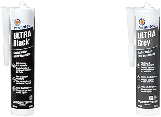 Permatex 59813 Ultra Black Gasket Maker 598C, 300ml & 59913 Ultra Grey Gasket Maker 599C, 300ml