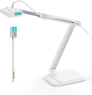 OKIOLABS OKIOCAM S2-4K Ultra HD 8MP USB Document Camera for Teachers & Classrooms with OKIOPoint AI-Tracking, Capture Near-Ledger Size, Great in Low Light, Support Mac, USB-C iPad, Interactive Display