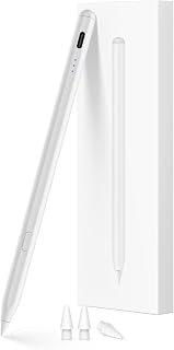 KEEPRO Stylus Pen for iPad 2018-2026, USB-C Fast Charging Pencil, Pixel-Perfect Tilt Sensitivity for iPad 11/10/9/8/7/6/A16, Mini 7/6/5, Air M4/M3/M2 11"/13"/5/4/3, Pro M5/M4 13"/12.9″/11″
