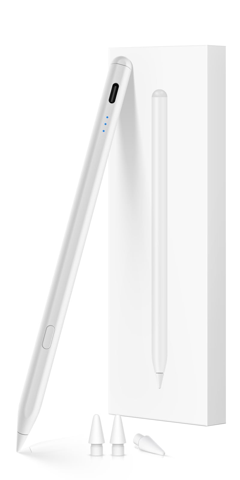 KEEPRO Stylus Pen for iPad 2018-2026, USB-C Fast Charging Pencil, Pixel-Perfect 