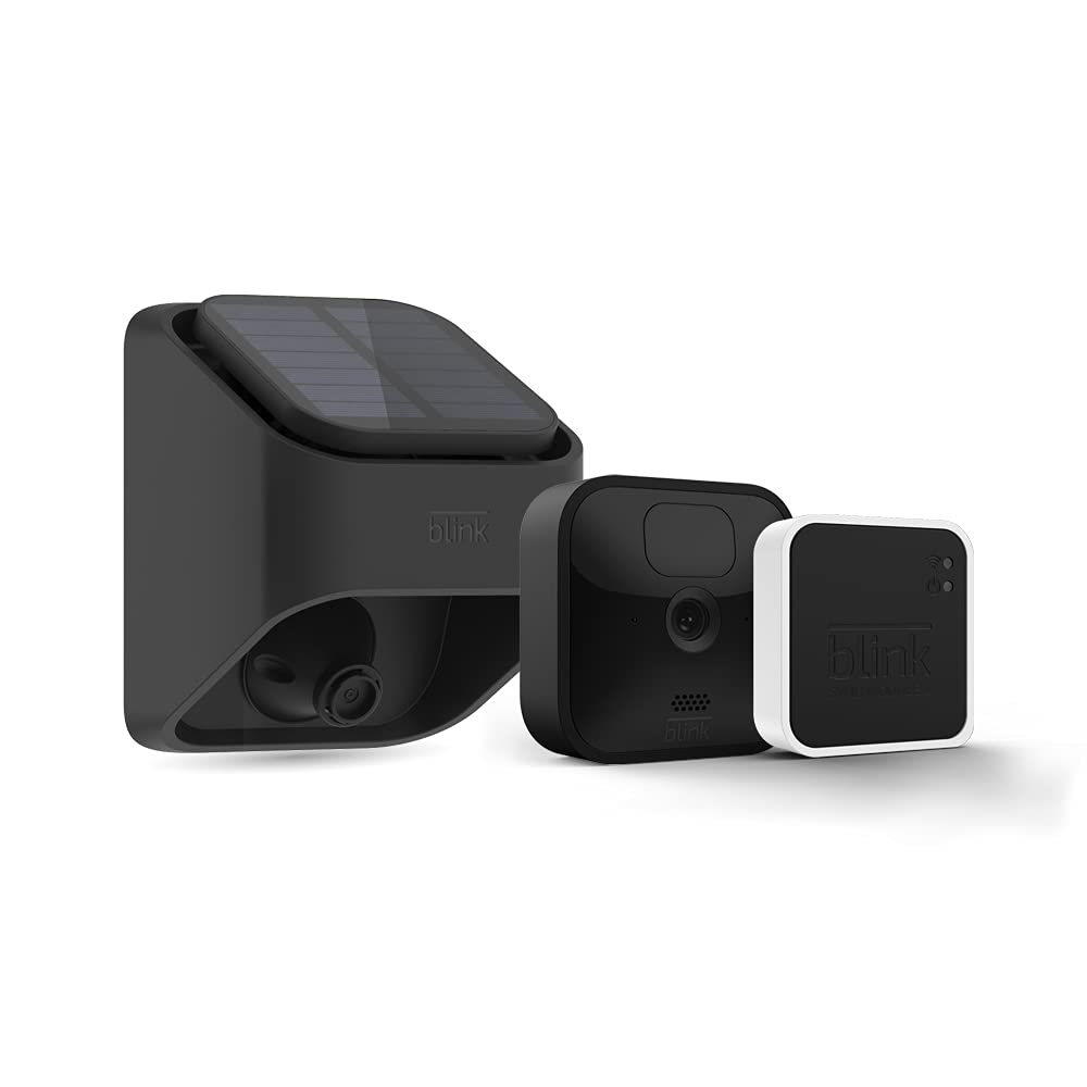 Blink Outdoor (3rd Gen) + Solar Panel Charging Mount - wireless, HD smart securi