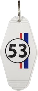 Keychain for Lucky Number 53 VW Bug Key tag