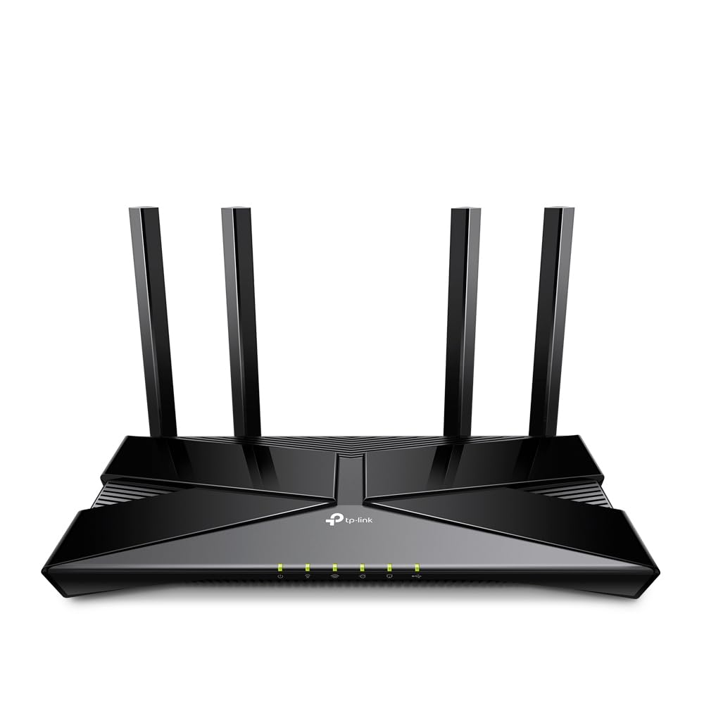 TP-Link - Archer AX3000 Pro Dual-Band Wi-Fi 6 Router - Black (Renewed)
