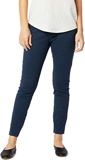 Dockers Women's Skinny Fit Stretch Twill Chino Pants, (New) Navy Ash, 29