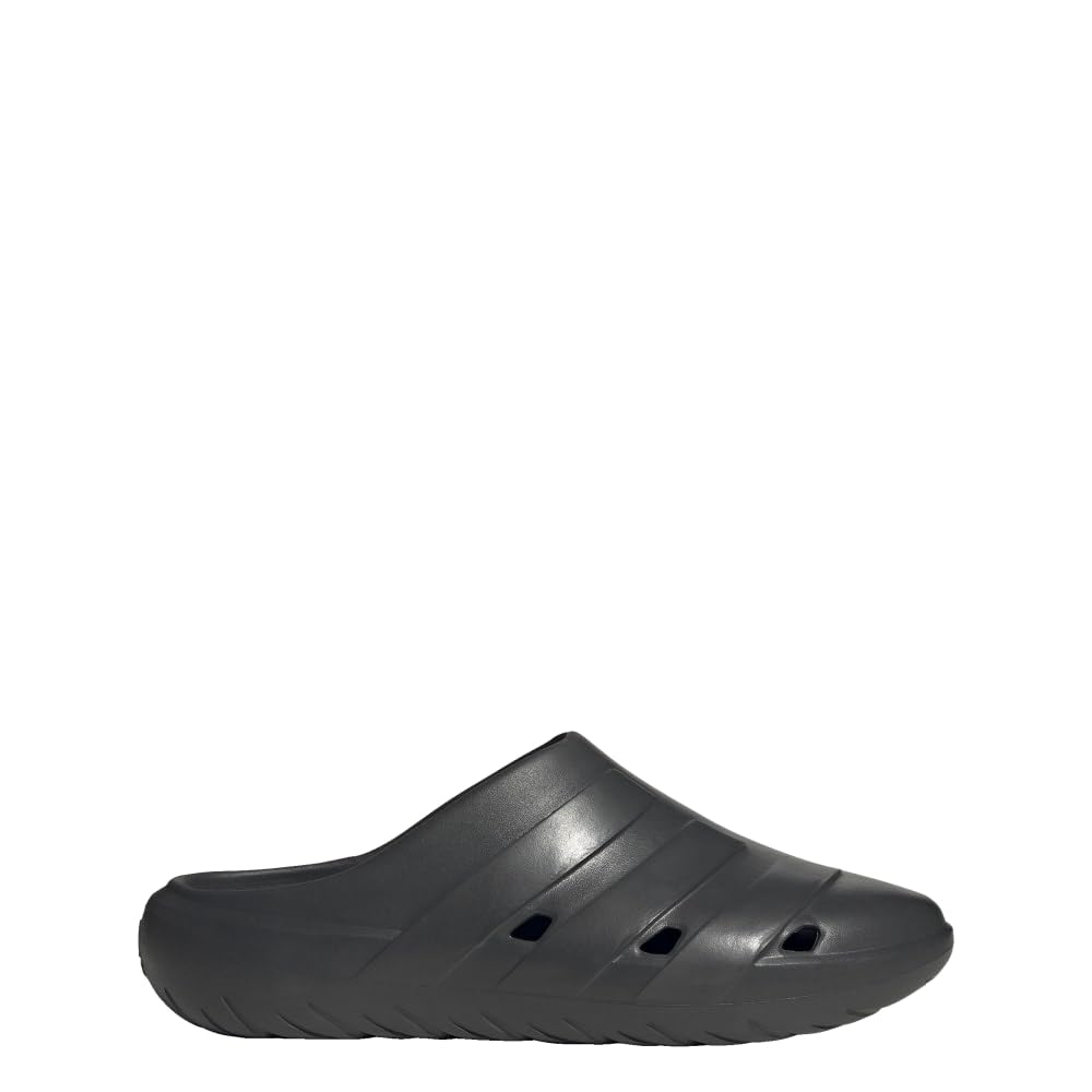 adidas Unisex Adicane Clogs Slide Sandal, Carbon/Carbon/Black, 13 US Men