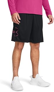Under Armour men's ua tech graphic shorts-steel,x-large