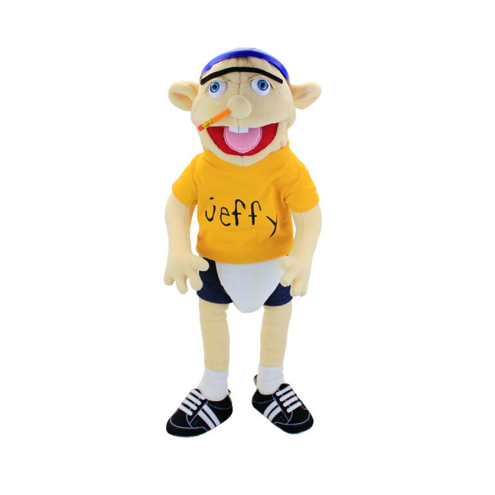 Jeffy Puppet, 60CM Funny Puppets Toy, Jeffy Family Puppets for Boys and Girls, S