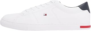 Tommy Hilfiger Men's Vulcanized Trainers Essential Leather Detail Vulc Shoes