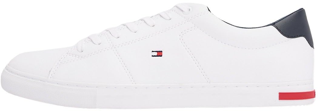 Tommy Hilfiger Men's Vulcanized Trainers Essential Leather Detail Vulc Shoes